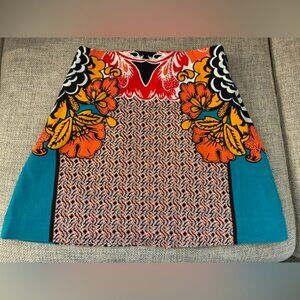 Express Multicolor Patterned Skirt